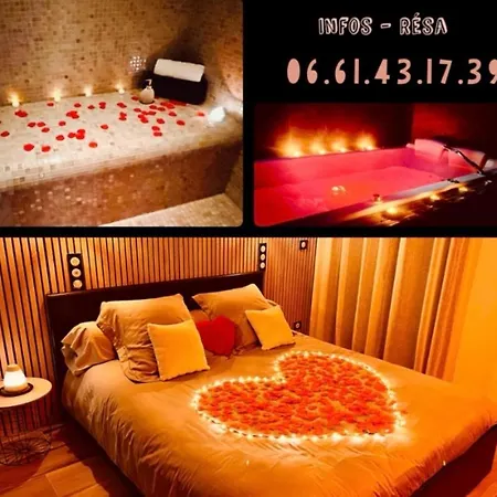 Cocon Detente Pour 2 Avec Hammam Et Jacuzzi Prive Apartment